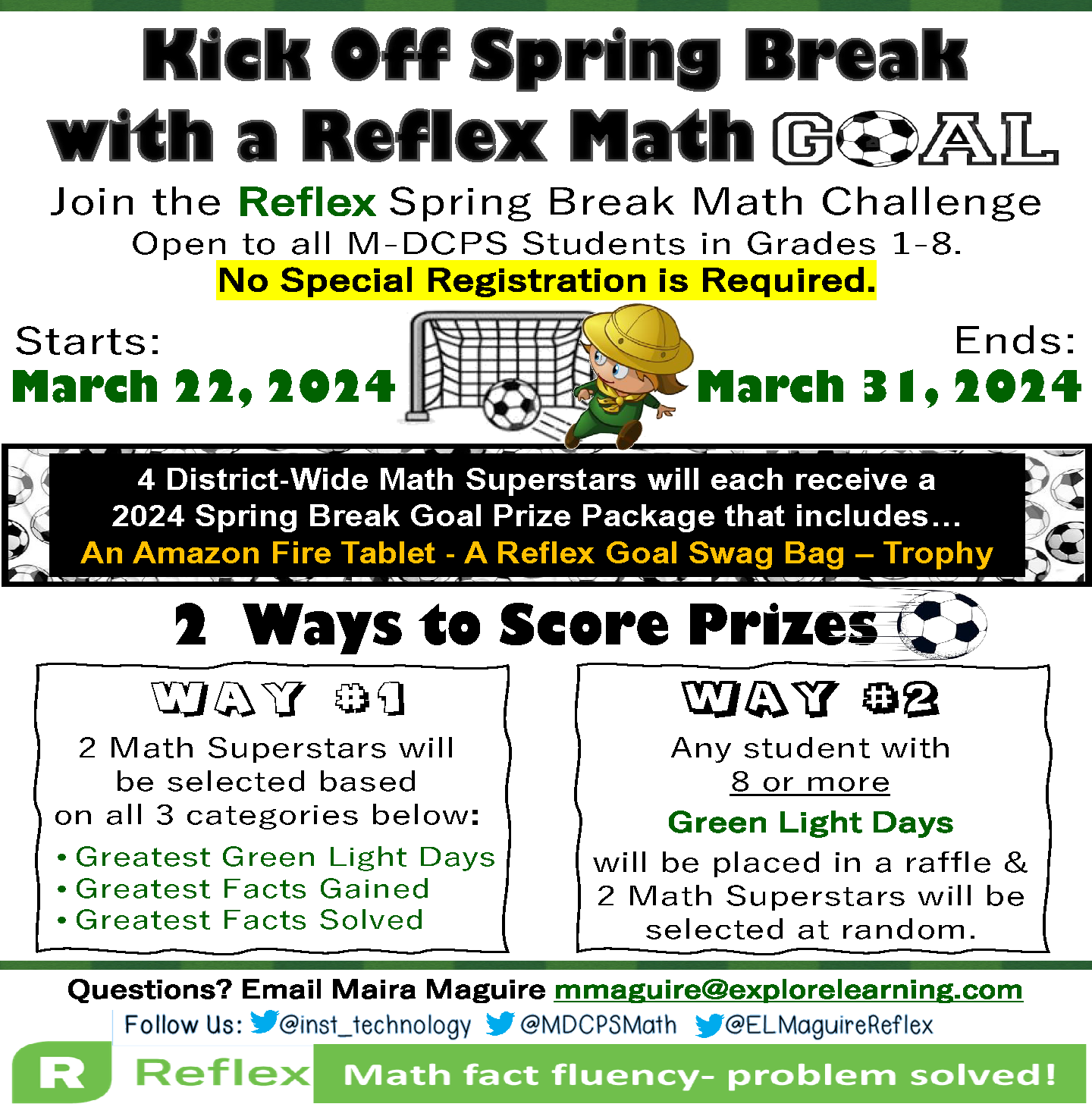 Spring Break Math Challenge