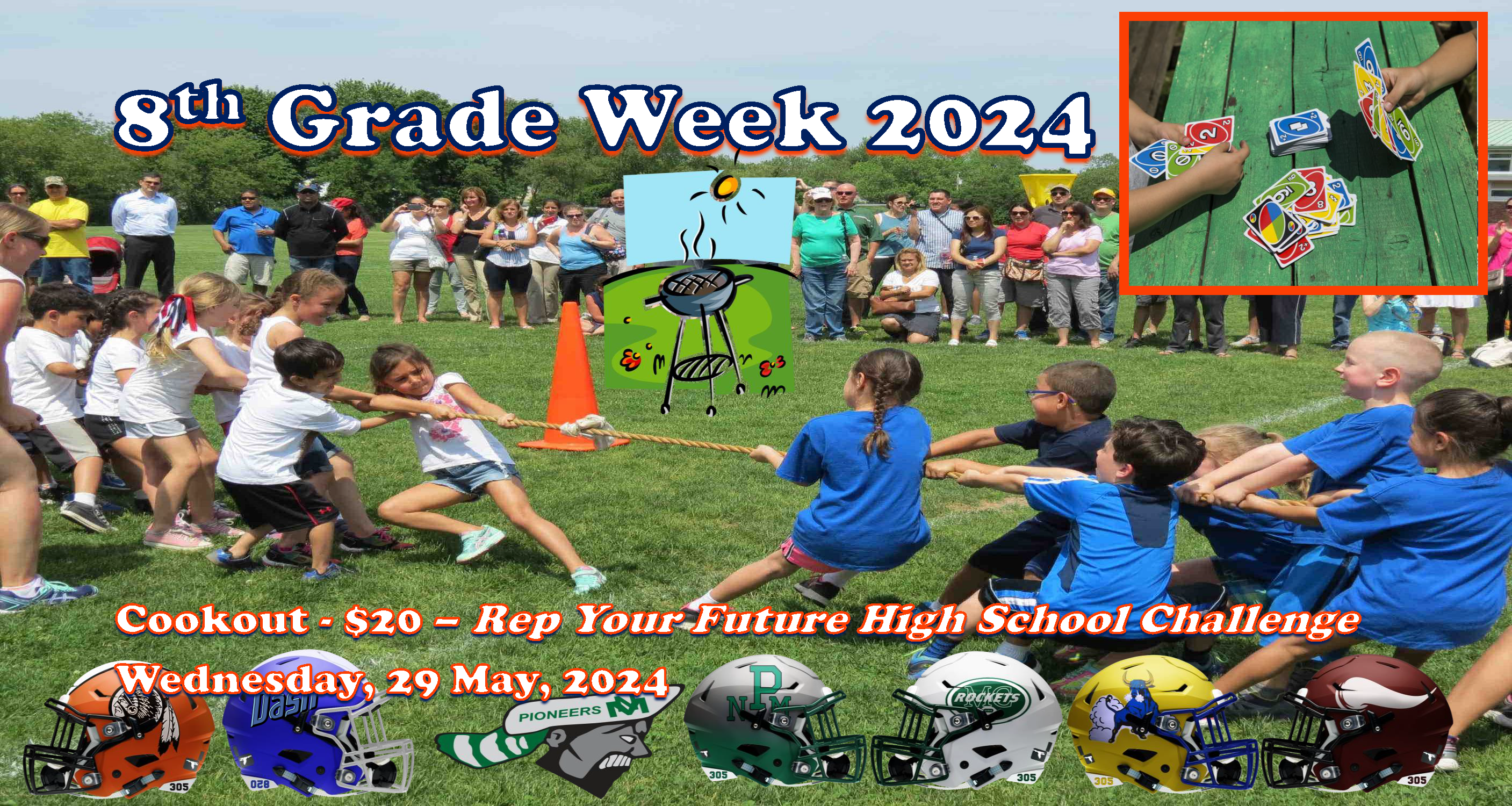8th Grade Week (see flyers)